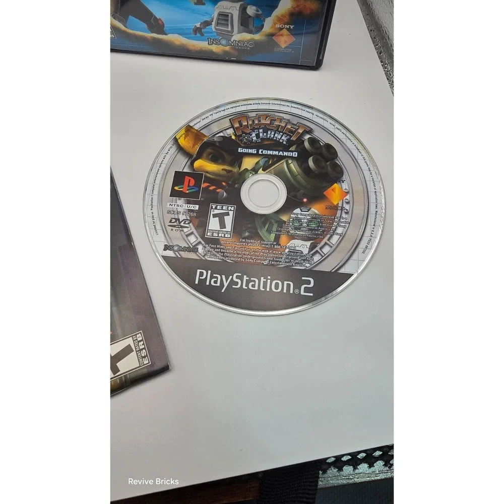 Ratchet & Clank: Going Commando (Sony PlayStation 2, 2003) CIB‎ Complete Tested